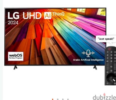 شاشه LG 65 inch smart UHD جديده لسه في الكرتونه لم تستخدم نهائيا