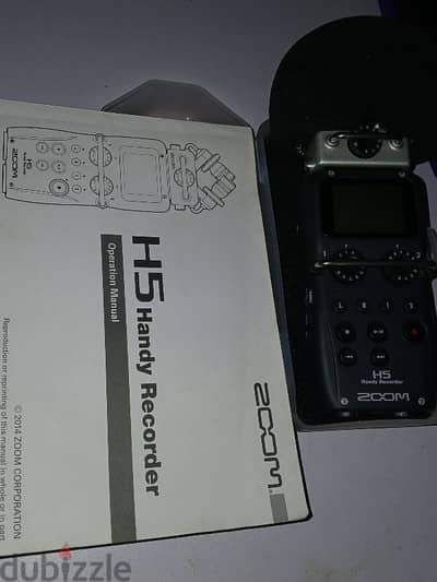 mic zoom h5 بحالة ممتازة