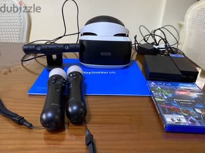 PS 4 VR headset + Camera +2 moves + CD