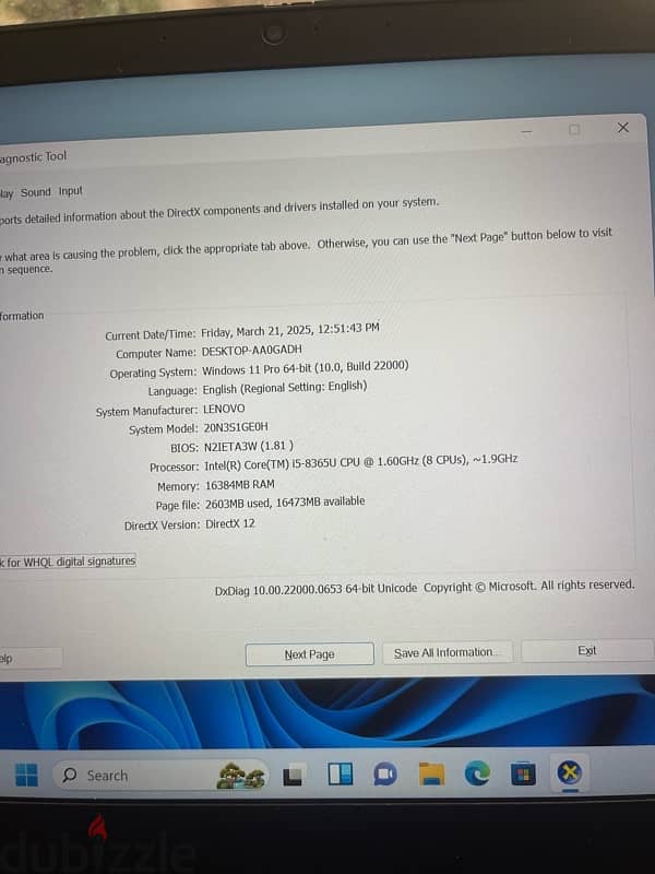 Lenovo Thinkpad T490 - Excellent Condition 1