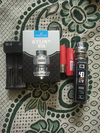 vape mood argus gt 2 and tank kylin mesh