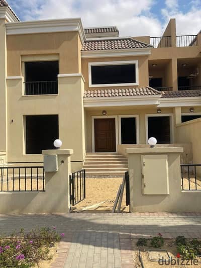 Own a 4-bedroom townhouse, 212 m + garden, at the lowest price in front of Madinaty, with installments over 12 years