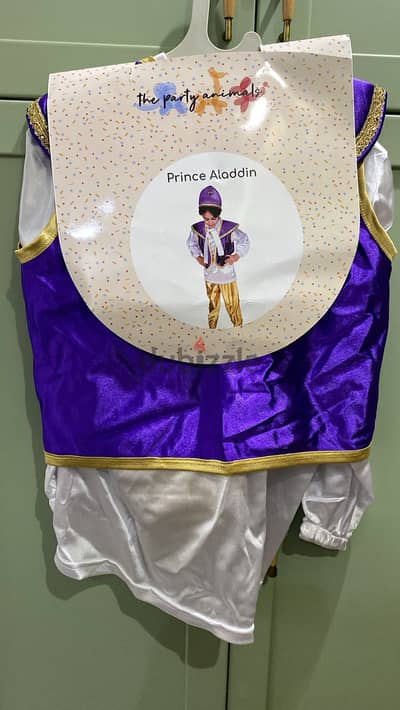 علاء الدين costume size Large brand our Kids مطلوب 500 جنية