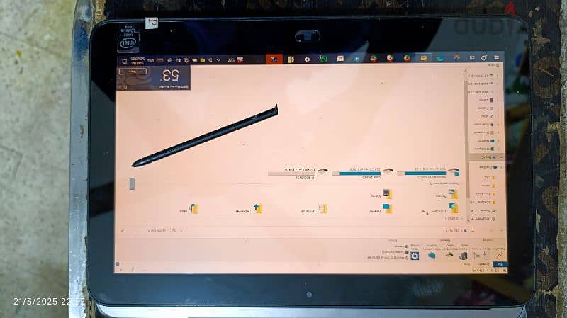 لسرعة البيع لاب توب 2 في 1 يعنى لاب توب وتابلت فى نفس الوقت شاشة  تاتش 1