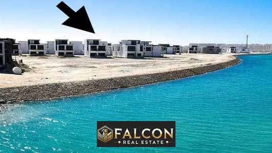 First row on sea villa for sale Ultra Lux finishing in Mazarine El Alamein - North Coast minutes from Marina installments until 2035