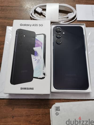 Samsung A55_128 استخدام اسبوع ضمان محلى زيرو تماما بكل حاجته بيع اوبدل