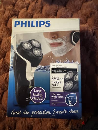 philips aquatouch AT610 مكنة تنعيم و حلاقة فيلبس