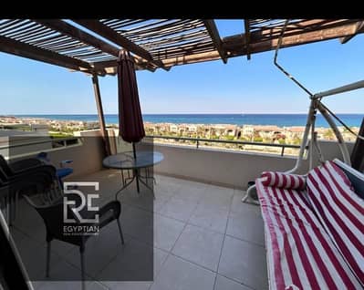 Penthouse for immediate delivery, fully finished, on the sea in Ain Sokhna, La Vista Topaz Village