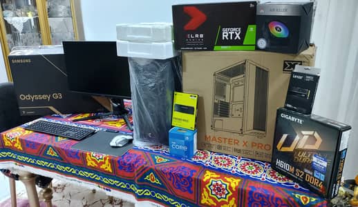 Pc gaming i5 12400f and rtx 3060ti and monitor