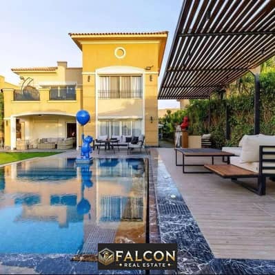 450 m villa with a distinctive division and installments up to 10 years in New Cairo