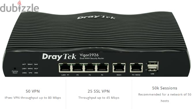 DrayTek Firewall Router دراى تك 3