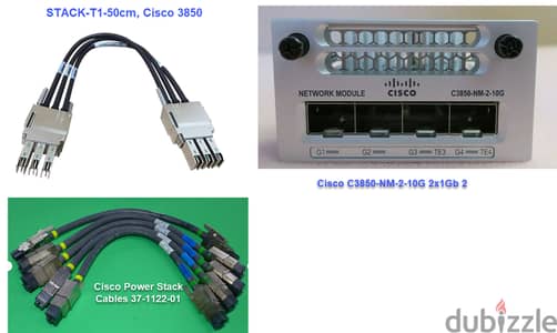 Cisco Stack power - data cables switch 3850 3750 10G uplink