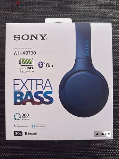 Sony WH-XB700 Extra Bass Wireless Headphones