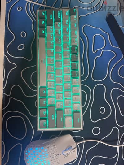 60% mechanical keyboard + gaming mouse