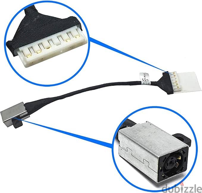 Original DC power connector/ power jac replacement (Dell) 1