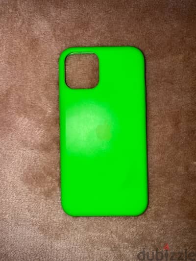 iphone 11 pro Green silicon case