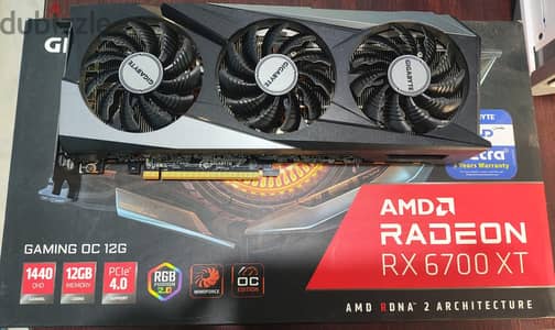 VGA Gigabyte Radeon™ RX 6700 XT GAMING OC 12G