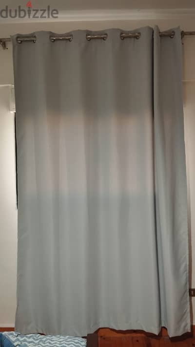 Curtain and rod - like new