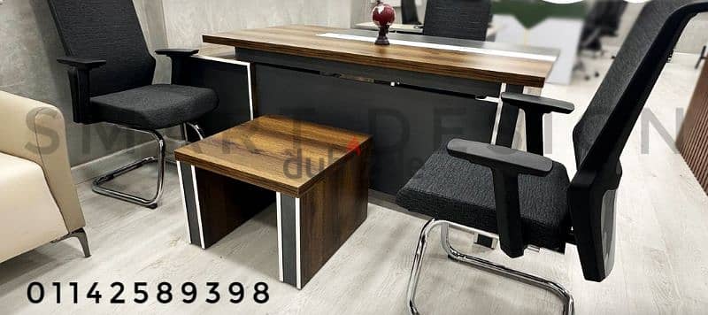 مكتب اداري خشبmdfاسباني مودرن smart design for office furniture 1