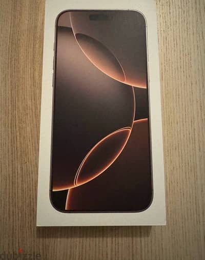 new iphone 16 pro max 256GB desert titanium