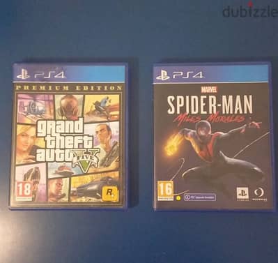 GTA V - Premium Edition + Spider man: miles morales