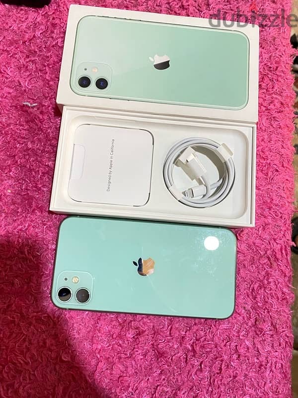 Iphone 11 green  128g zeroo 1