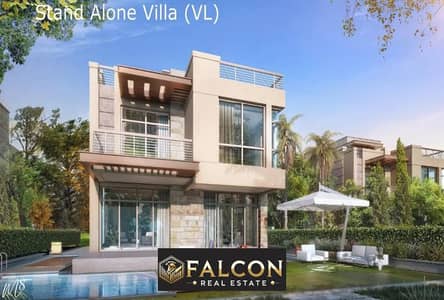 Villa for sale 3 floors+ Private Pool Crystal Lagoon view in El Alamein - North Coast minutes from Marassi