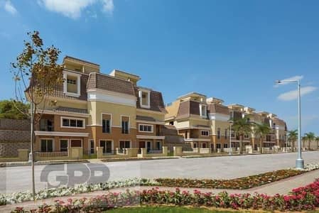 Ground apartment with garden in Sarai Mostakbal City New Cairo 131m with installments