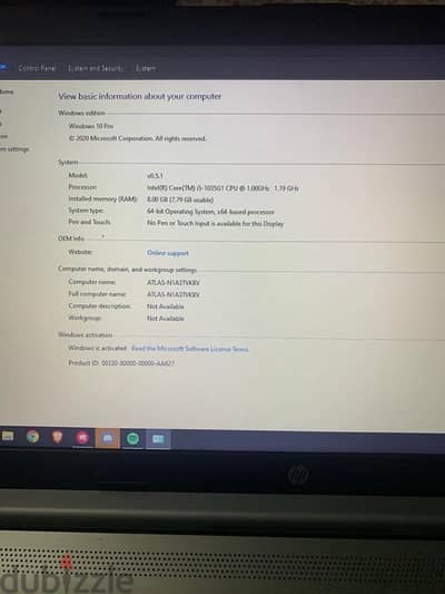 Laptop HP 250 G7 Core I5 1035g1