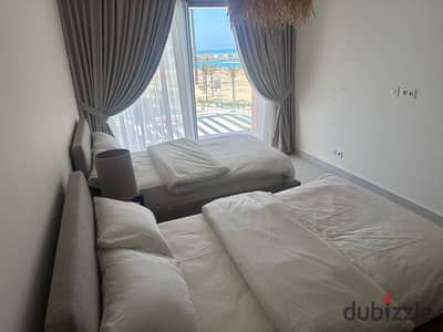 Ultra modern furnished Chalet For rent in Marassi North Coast - Direct view to Marina - First Use