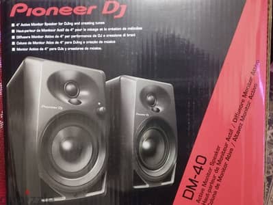 Pioneer DJ DM-40 سماعات مينتور 3.5 إنش