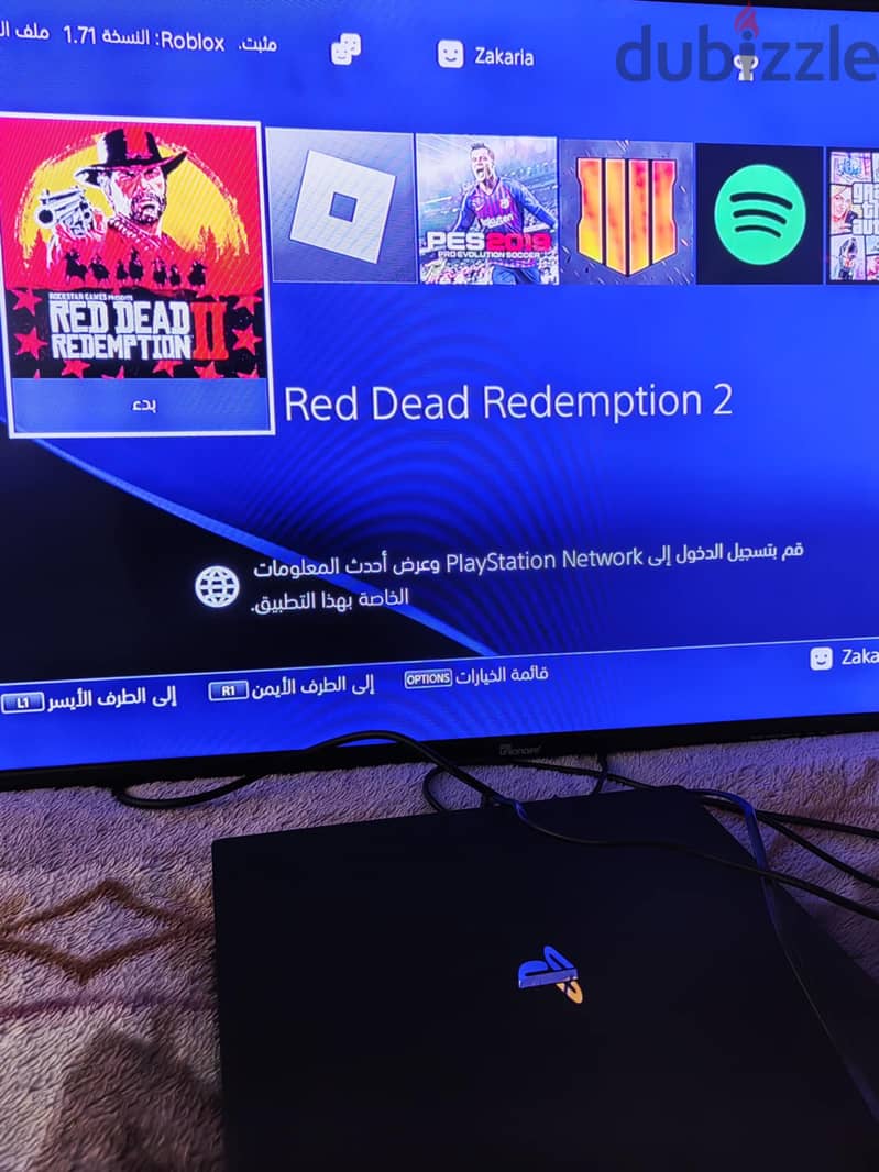 بلايستيشن 4 برو - Ps4 Pro شبه جديد 8