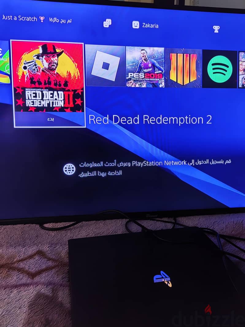 بلايستيشن 4 برو - Ps4 Pro شبه جديد 7