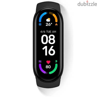 Xiaomi Redmi Band 6 Black - شاومي ريدمي باند 6 أسود