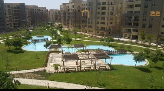 Apartment for sale, semi-finished, in The Square Compound, Sabbour, New Cairo, overlooking the largest landscape and lakes