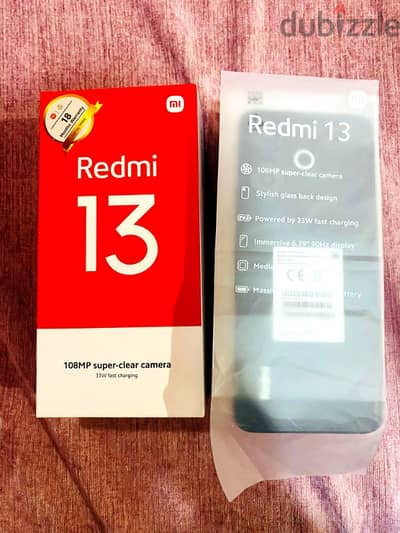 Redmi 13 256/8+8فتح كرتونة فقط