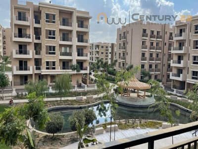 Apartment for sale in Sarai Compound, Mostakbal City, semi-finished, double view