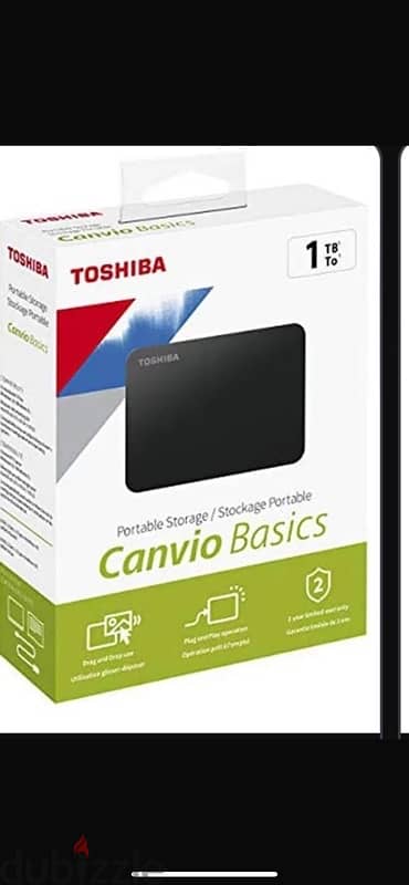 Toshiba Canvio Basics 1Tb 1.0 TB external hard disk