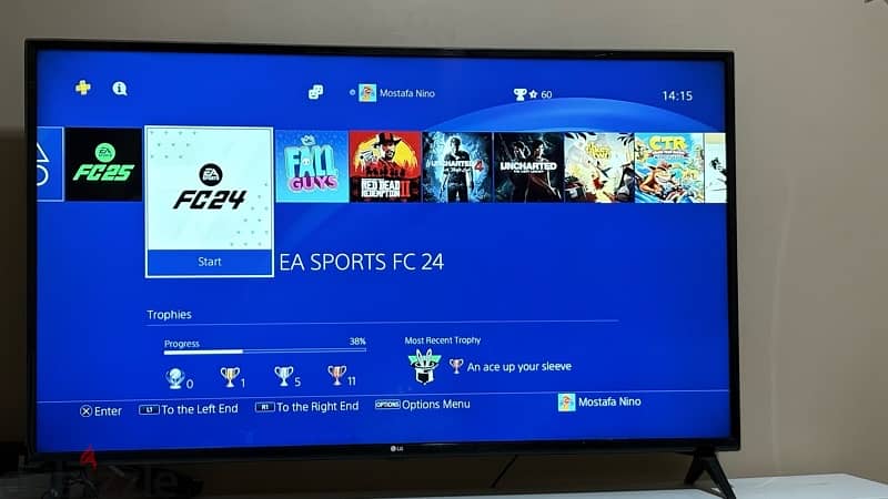 ps4 slim 1TB & cd 4