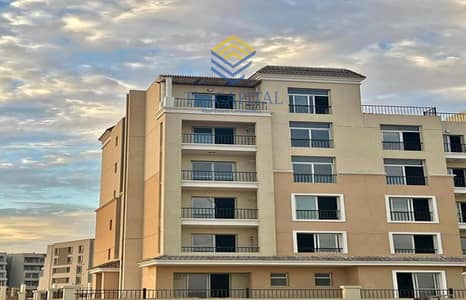 apartment for sale in Sarai Compound mostakbal city, with installments over 12 years, landscape view