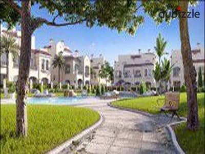 Twin house For Sale At El patio Prime (El Shrouk) lowest Price in Market with pool view