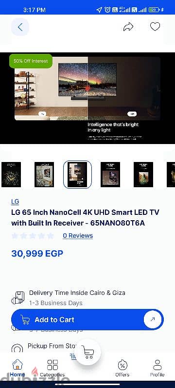 LG Nano Cell Ai 65 inch