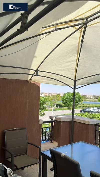 Don’t Miss Out Very Prime Penthouse chalet Fully Furnished With Roof DIRECT ON Lagoon For Sale In Marassi-North Coast