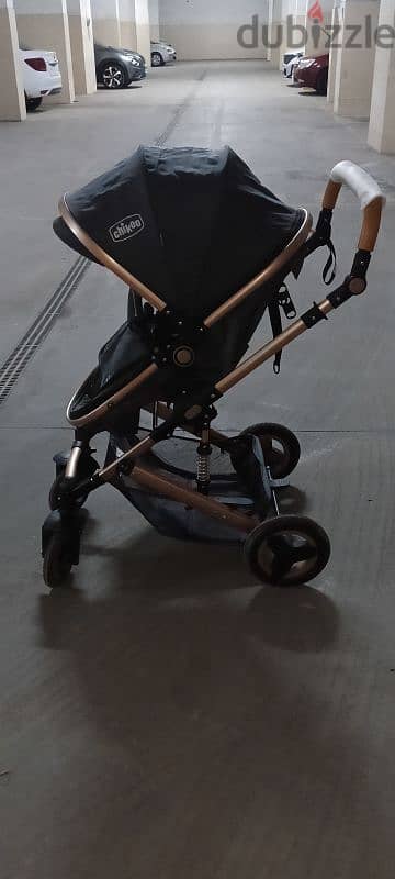 Chicco baby stroller and car seat