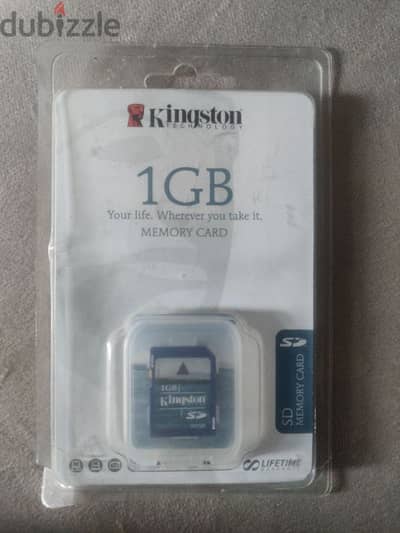 Kingston 1 GB SD Card (SD/1GBKR)