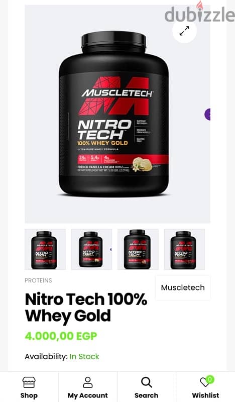 Muscletech NITRO-TECH 100% WHEY GOLD (EU) 4