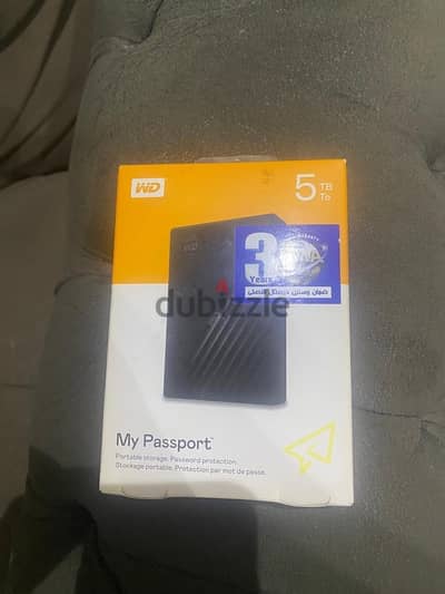 WD 5TB my passport external storage