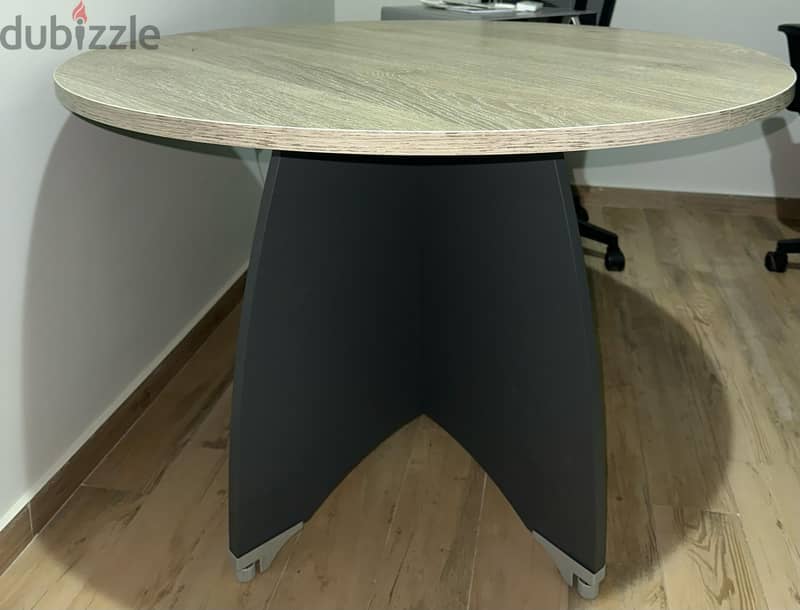 Office Table - Round 110cm ترابيزة مكتب مدورة 4