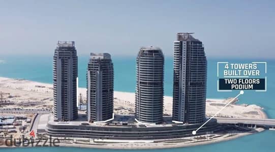 Apartment for Sale with Double View in Alamein Towers Fully Finished | Installments over 12 Years