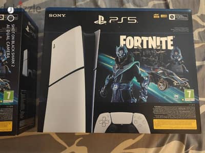 playstation 5 Slim Digital edition Fortnite cobalt star bundle UAE V